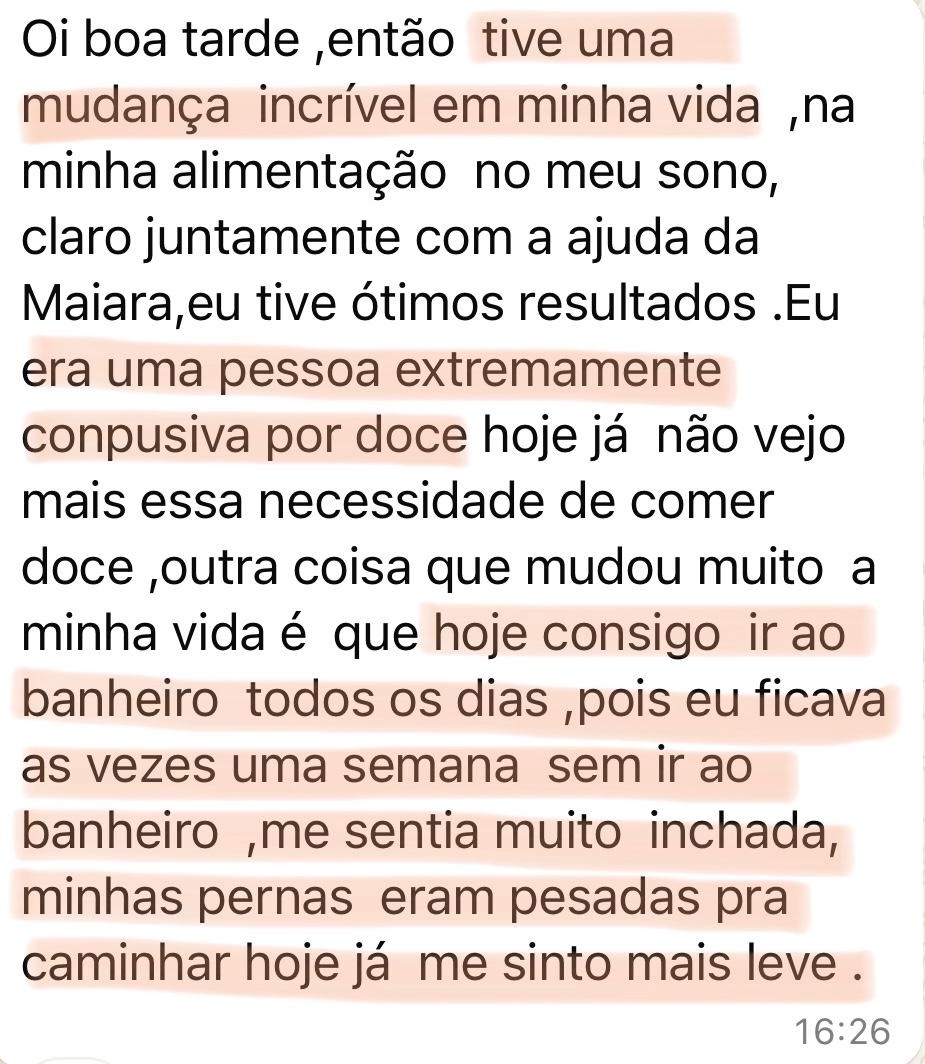 Depoimento real de paciente 1